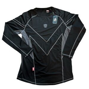 NWT Marvel BLACK PANTHER Performance Long Sleeve Sz M